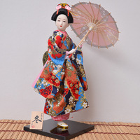 Figurine de Geisha japonaise de 12 pouces en résine, style Frozen, avec fonction de souffleur d'air, neuve, pour la décoration de la maison et les cadeaux de restaurant