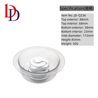 Vente en gros directe de buse d'air transparente en PVC pour robinet d'admission et d'échappement de bateau pour tente gonflable de bateau d'assaut