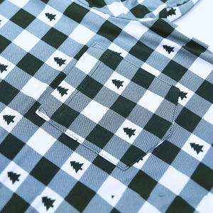 Pyjamas personnalisés pour adultes vêtements de nuit pour hommes vêtements de détente assortis pyjamas de bébé en bambou de Noël pour hommes ensemble de vêtements de nuit vêtements de famille - Product Image 3