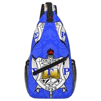 Tas Dada/Tas Selempang Custom Sigma Gamma Rho 1922 Bahan Poliester Tahan Lama, Hadiah Sorority untuk Wanita & Pria