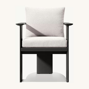 एल्यूमीनियम आउटडोर डाइनिंग कुर्सियों सेट गार्डन फर्नीचर धातु पैटियो डाइनिंग टेबल सेट विला पार्क हॉल के लिए - Product Image 3