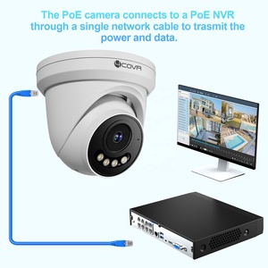 4covr पेशे 30fps 12mp cccTV सुरक्षा आईp कैमरा sony सेंसर 2-वे ऑडियो ऑप्टिकल जूम लेंस, फेस डिटेक्शन फुल रंग - Product Image 2