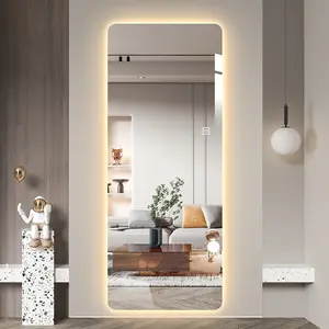 Rectangle Wall light up mirror full length Salon Beauty Home Decorative Dressing barber mirror for bathroom