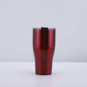 30oz Big Curve Tumbler Powder Coated Gradient <b>Double</b> <b>Wall</b> Vacuum Insulated Stainless Steel Mug with Lid - Product Image 6