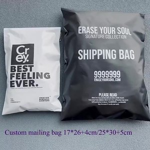 Sobres de Poliéster Rosa Melocotón con Impresión de Logotipo Personalizado, Biodegradables, con Cierre para Envíos Express, para Ropa, Zapatos, Peluches, Sobres de Poliéster Multiusos - Product Image 4