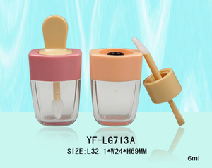 Vente en gros de crème glacée de haute qualité mini conteneur cosmétique coloré tubes de brillant à lèvres vides - Product Image 2