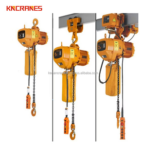 Low Headroom 1t 2t 3t 5t Electric Chain Hoist with <b>Trolley</b> for Workshop Lifting - Product Image 1