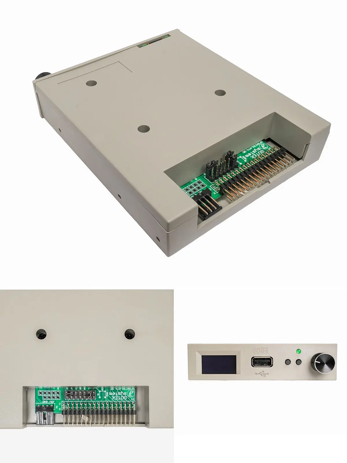 Gotek Floppy Drive Emulator - External USB Floppy Disk Drive with