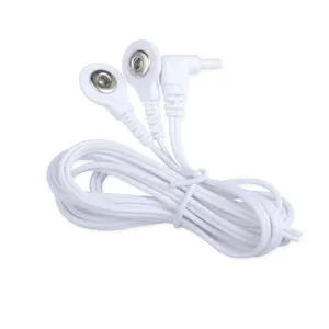 Physical Therapy TENS Machine Accessory Electrode Cable Wires DC 2.35mm Plug TENS Cable Tens EMS Electrodes Lead Wire