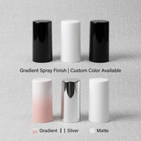 Tapa de Plástico PP Económica para Esmalte de Uñas, Acabado Mate o Brillante, con Logotipo Personalizado Impreso en Serigrafía para Suministros de Empaque de Belleza
