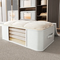 Sac de rangement pliable grande capacité pour couvertures, vêtements et couettes sous le lit, pour la maison
