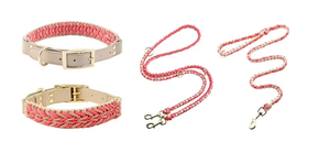 Collier pour chien tressé à la main 3 en 1, laisse en corde durable, paracorde tissé, boucle en nylon réglable - Product Image 4