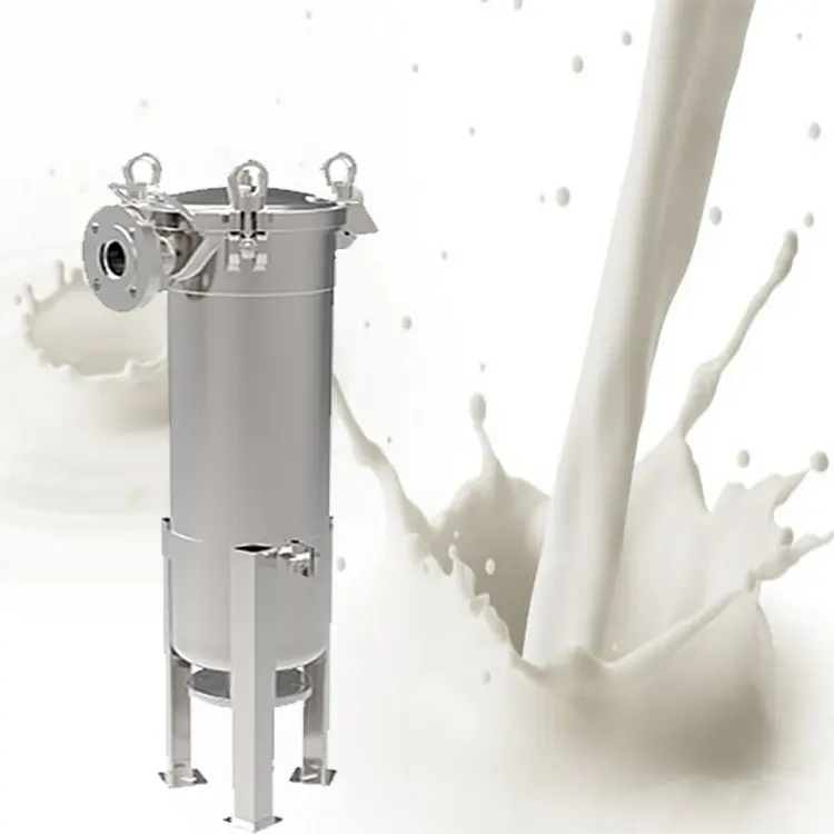Neues Produkt Edelstahl beutel Filter gehäuse Zuckerrohr-Entsafter filter für Filter für flüssige Lebensmittel/Milch beutel