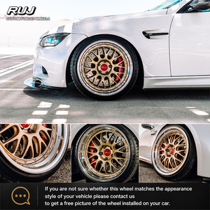 Rines Deportivos RT88 Forjados de <span class=keywords><strong>2</strong></span> Piezas de 18 y 19 Pulgadas 5x114.3 5x120 para BMW E46 M3 Porsche 997 Audi RS5 Mercedes C63 AMG Lexus <span class=keywords><strong>ISF</strong></span> - Product Image 2