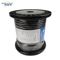 SVT 5-adriges 18AWG-transparentes PVC-Kabel und Kabel 105 Grad 300V Litzen-Flach netzteil 220V Nennspannung
