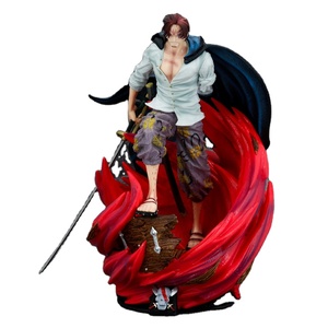 35CM 1 pieza <span class=keywords><strong>Luffy</strong></span> <span class=keywords><strong>Shanks</strong></span> recoger regalo estatuilla japonesa estatua Anime PVC <span class=keywords><strong>figura</strong></span> juguete - Product Image 1