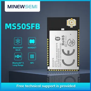 MinewSemi nRF52811 MS50SFB3 BluetoothモジュールBLE 5.1 AOA AOD for BLE Zigbee Smart Life Device
