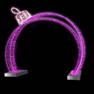 في الهواء الطلق عيد الميلاد أقواس LED مضاءة الصف التجاري أدوات لتزين الشارع - Product Image 2