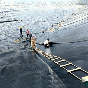 HDPE geomembrana stagno fodera diga per acquacoltura all'aperto acquacoltura discarica impermeabile industriale rivestimento liscia superficie ruvida - Product Image 2