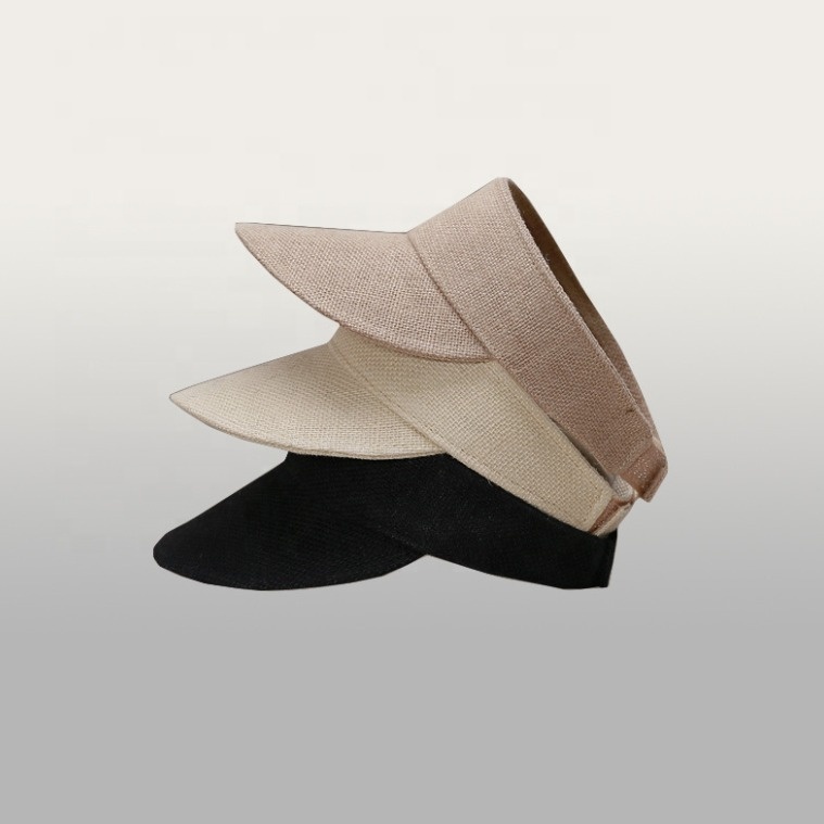 Летние льняные регулируемые Козырьки унисекс для занятий спортом на открытом воздухе
