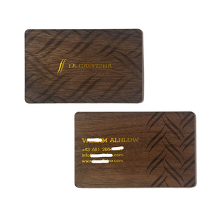 Carte en bois NFC RFID, prix bas, modifiable, réinscriptible, carte de membre vierge, cartes de visite imperméables pour hôtels et autres applications - Product Image 1