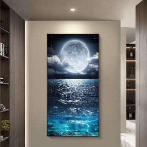 Hiện đại sang trọng Seaview nhà trang trí sơn lớn vải treo tường cho phòng khách tùy chỉnh kích thước nhà máy bán buôn hỗ trợ - Product Image 6