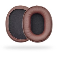 Earpad pengganti kulit Protein lembut, aksesori Headphone untuk ATH M50x M50X MSR7