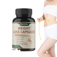 Capsules de perte de poids au peptide vert de haute qualité, amincissantes et brûle-graisses, aux saveurs de fruits, pour adolescents et adultes
