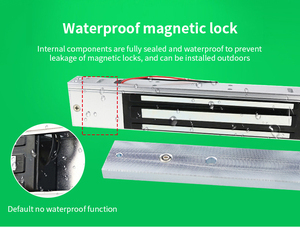 ANDUDU Maglock 12V 280kg Serrures électromagnétiques pour portes, étanches, contrôle d'accès, serrures magnétiques pour portes en bois, aluminium, alliage d'acier - Product Image 5