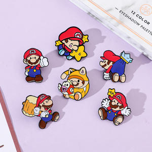 ขายส่งน่ารักการ์ตูน<span class=keywords><strong>Super</strong></span> Mariosโลหะป้ายเข็มกลัด<span class=keywords><strong>Mario</strong></span>โลหะผสมโลหะเคลือบฟันLapel Pinสําหรับของขวัญแฟชั่นเครื่องประดับเข็มกลัด - Product Image 5