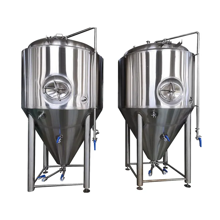 200l 300l 500lプラスチックビール発酵槽キット自家醸造ステンレス鋼コニカルビール発酵タンク