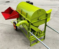 Machine agricole professionnelle à moteur essence pour la décorticage et le battage du riz et des céréales