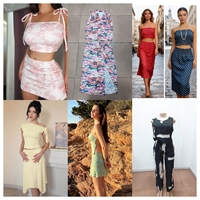 Ensemble décontracté d'été 2 pièces pour femme : short tissé et débardeur col en V, couleur unie, respirant, polyester/coton, coupe classique, vêtements de sport