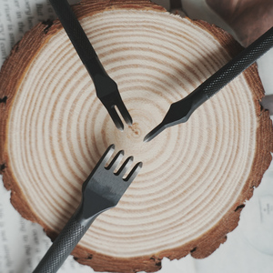 Owden Nhà Máy Tự Làm Lớp 3Mm Leathercraft Đấm Công Cụ Thiết Lập 1 + 2 + 4 Prong Đấm Công Cụ Cho Da Thắt Lưng OEM & ODM Hỗ Trợ - Product Image 5