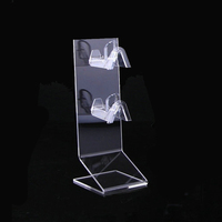 Support à lunettes en acrylique transparent pour 2 paires de lunettes, présentoir à lunettes en lucite, support à lunettes