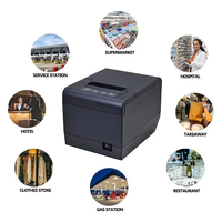 Impresora de Recibos Térmica de 80 mm para Punto de Venta Jumon, Emulación ESC/POS, Cortador Automático, 1 Año de Garantía, Interfaz USB, en Stock