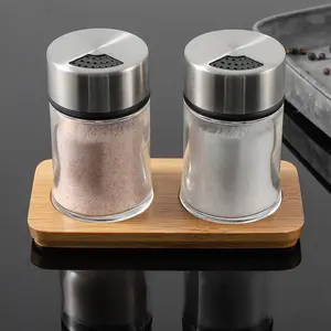 Conjunto de agitador para cozinha, conjunto de aço inoxidável 304 70mlx2 para mesa de cozinha