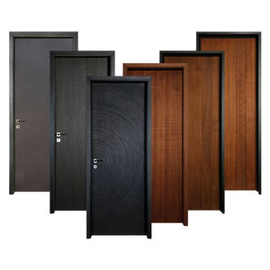 Design moderne, entrée de luxe pour hôtel, appartement, intérieur, mélaminé, élégant, chêne, <span class=keywords><strong>porte</strong></span> en bois massif pour villa - Product Image 6