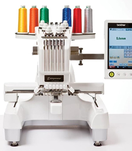 Nueva Máquina de Bordar Industrial <span class=keywords><strong>Brother</strong></span> <span class=keywords><strong>PR655</strong></span> Entrepreneur de 6 Agujas y un Solo Cabezal - Product Image 5