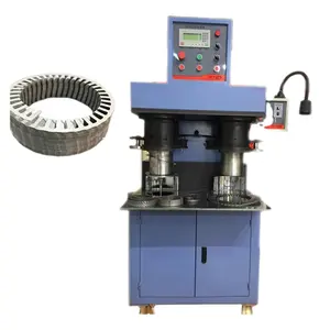 Automobile generator stator spiral winding machine for motor stators