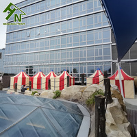 Tentes de pagode d'auvent colorées extérieures personnalisées de 3x3m avec des cadres antirouille d'alliage d'aluminium