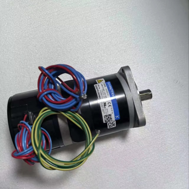 Sanyo DC Servo Motor KA720TXX Tachometer 150W 80VDC 3000RPM Flange Mount IP43 60mm Frame for Small Automation Packaging