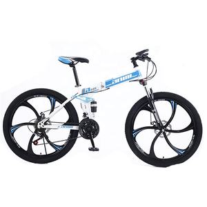 KWO venta al por mayor precio barato casco Popular hombres deportes asiento marco Pedal ruedas nuevas bicicletas plegables <span class=keywords><strong>26</strong></span> pulgadas bicicleta de montaña de carbono - Product Image 2