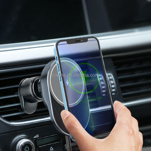 Chargeur magnétique sans fil bluetooth pour <span class=keywords><strong>voiture</strong></span> avec rétractable pour <span class=keywords><strong>Smartphone</strong></span> 15W pour qi avec câble rétractable <span class=keywords><strong>Adaptateur</strong></span> de charge - Product Image 5