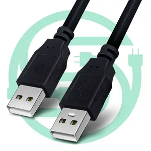 Pabrik Langsung USB Kabel Printer Sinkronisasi Data Timbal 3M Hitam USB 2.0 AM Ke BM untuk Komputer/Produk Penjualan Terlaris