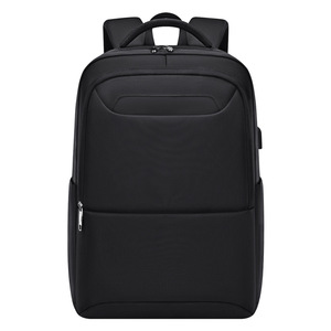 15.6 Inch Business Laptop <b>Backpack</b> <b>Waterproof</b> With USB Port Minimalist Polyester <b>Backpack</b> Custom Logo MOQ 50 - Product Image 4