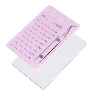 Paleta de pestañas acrílicas personalizada, soporte de Placa de succión de pestañas magnéticas, paleta de pegamento para herramientas de pestañas postizas con <span class=keywords><strong>atracción</strong></span> magnética - Product Image 4
