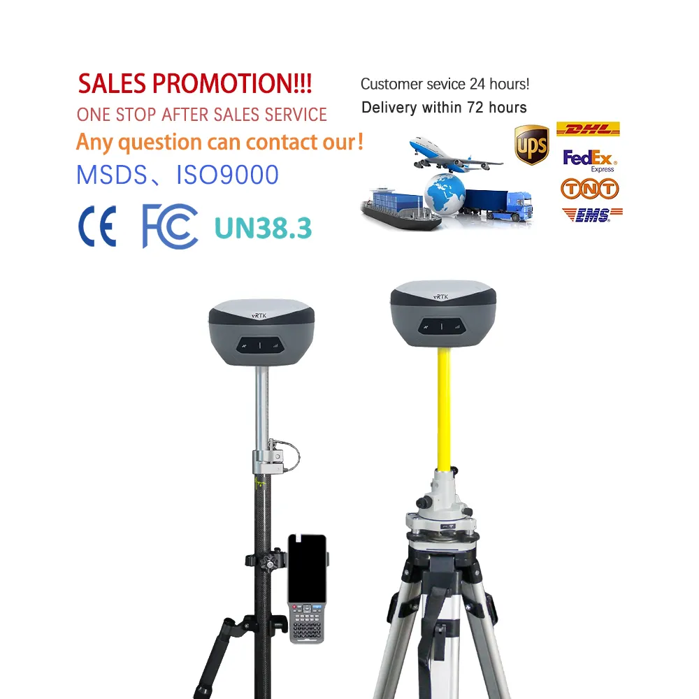 Hi target VRTK2 Gnss Rtk for Land Survey Cheap Price 1408 Channel Hi-target V200 Handheld Gps Receiver Surveying RTK