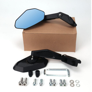 Espejo Retrovisor Plegable de Fibra de Carbono para Motocicleta, Scooter, Waterbird, BMW RR ADV, Espejo Grande - Product Image 3