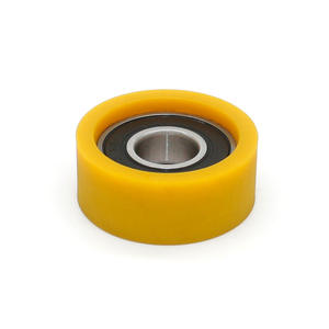 Rouleau guide haute dureté 12x35x14mm avec capuchon d'étanchéité 6001RS, poulie plate en plastique TPU résistant à l'usure pour convoyeurs - Product Image 3